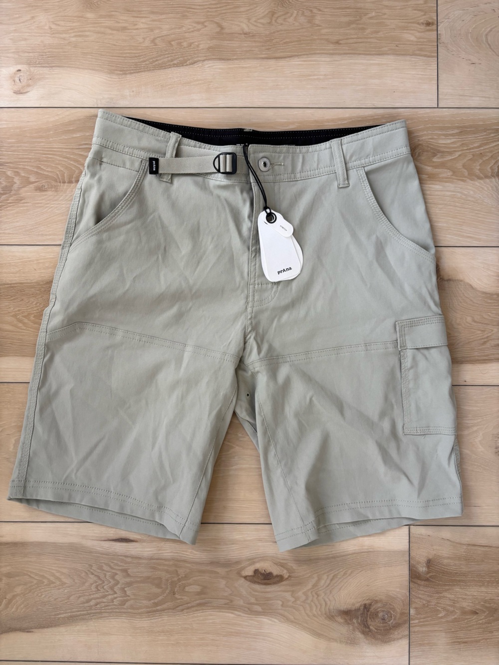 NWT Men's Prana Stretch Zion Short II in Stoned 31"Waist 10” Inseam